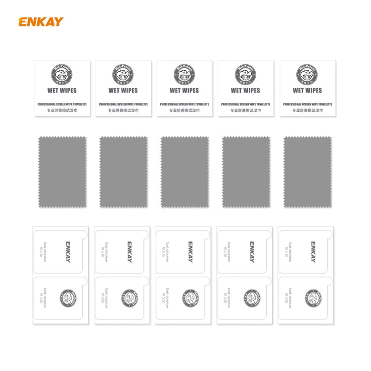 5 PZ ENKAY Hat-Prince Full Glue 0.26mm 9H 2.5D Pellicola a copertura totale in vetro temperato, For Samsung Galaxy A32 5G, For Samsung Galaxy A52 5G, For Samsung Galaxy A72 5G