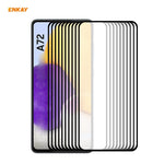 10 PZ ENKAY Hat-Prince Full Glue 0.26mm 9H 2.5D Pellicola a copertura totale in vetro temperato, For Samsung Galaxy A32 5G(10 PCS), For Samsung Galaxy A52 5G(10pcs), For Samsung Galaxy A72 5G(10pcs)