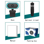 C11 Qualità dell'immagine 2K HD senza distorsioni Rotazione di 360 gradi Microfono integrato Suono nitido Webcam con treppiede