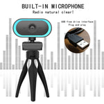 C11 Qualità dell'immagine 2K HD senza distorsioni Rotazione di 360 gradi Microfono integrato Suono nitido Webcam con treppiede