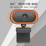 C11 Qualità dell'immagine 2K HD senza distorsioni Rotazione di 360 gradi Microfono integrato Suono nitido Webcam con treppiede