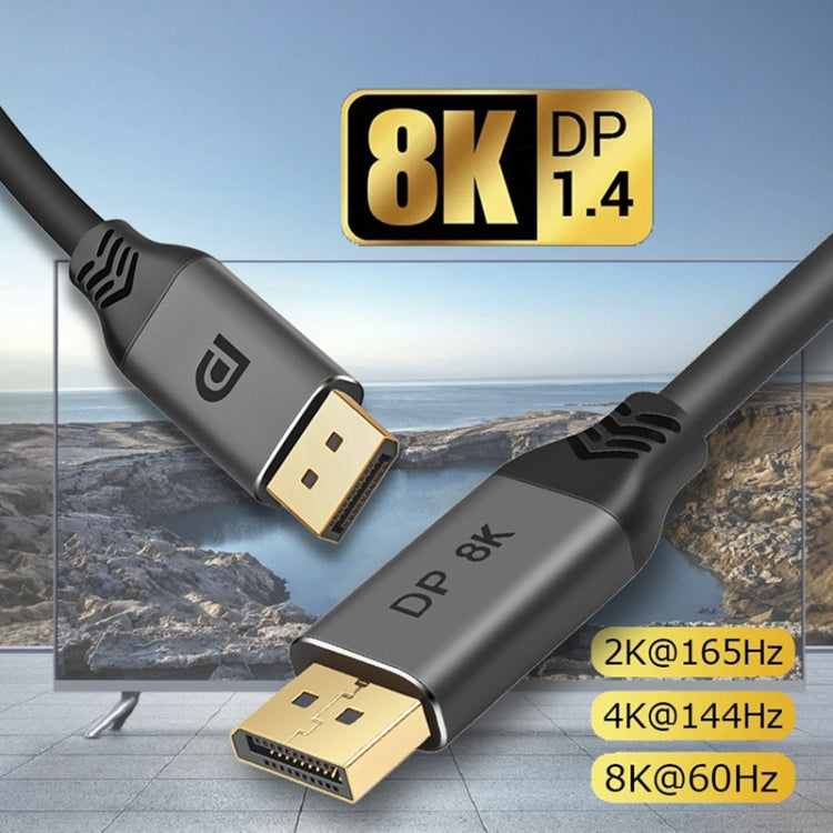 Cavo DisplayPort DisplayPort 1.4 8K HDR 60Hz 32,4 Gbps per video/PC/laptop/TV, lunghezza cavo: 1 m, 1m
