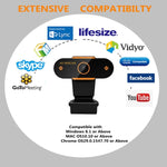 312 1080P HD USB 2.0 PC Desktop Camera Webcam con microfono, lunghezza cavo: circa 1,3 m, Regular, with Tripod, Anti-peep