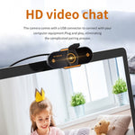 312 1080P HD USB 2.0 PC Desktop Camera Webcam con microfono, lunghezza cavo: circa 1,3 m, Regular, with Tripod, Anti-peep
