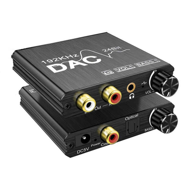 Convertitore audio digitale-analogico Estrattore stereo Amplificatore DAC SPDIF ottico 192Khz 24Bit