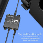 Convertitore audio digitale-analogico Estrattore stereo Amplificatore DAC SPDIF ottico 192Khz 24Bit