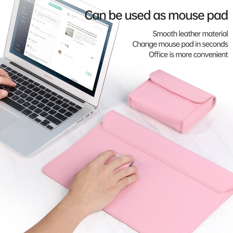 Litchi Pattern PU Leather Waterproof Ultra-sottile Protection Liner Bag Valigetta Borsa da trasporto per laptop per laptop da 13-14 pollici, For 13-14 inch
