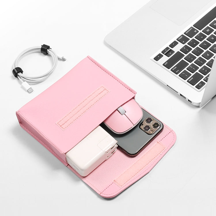 Litchi Pattern PU Leather Waterproof Ultra-sottile Protection Liner Bag Valigetta Borsa da trasporto per laptop per laptop da 13-14 pollici, For 13-14 inch