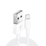 Caricatore da viaggio doppio USB con cavo tipo C 1 metro