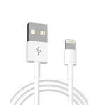 Caricatore da viaggio portatile doppio USB + cavo dati da USB a 8 pin da 1 metro, spina europea