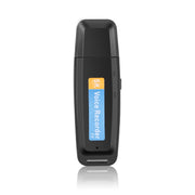 SK001 Professionale Ricaricabile U-Disk Portatile USB Audio Digitale Registratore Vocale Penna Supporto TF Card Fino a 32 GB Dittafono Flash Drive, 32GB