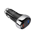 YSY-312 18W Portatile QC3.0 Dual USB Telefoni cellulari e Tablet PC Caricabatterie universale per auto, Car Charger