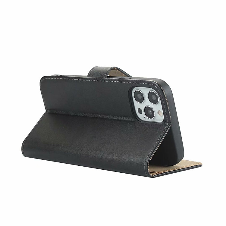 Custodia a libro orizzontale in pelle di vacchetta tinta unita con chiusura magnetica, supporto, slot per carte e portafoglio, For iPhone 12 Pro Max, For iPhone 12 / 12 Pro