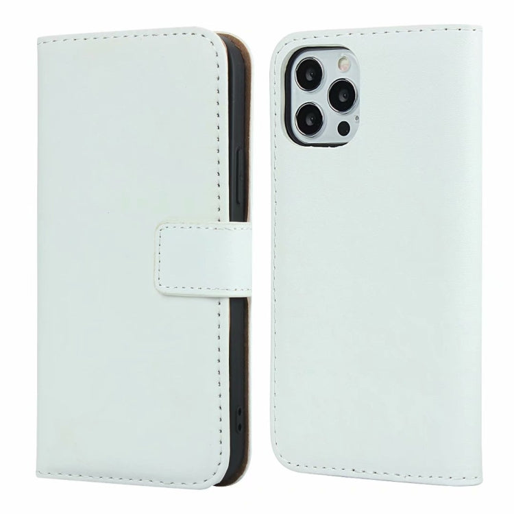 Custodia a libro orizzontale in pelle di vacchetta tinta unita con chiusura magnetica, supporto, slot per carte e portafoglio, For iPhone 12 Pro Max, For iPhone 12 / 12 Pro