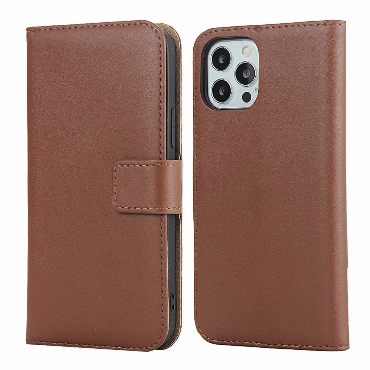 Custodia a libro orizzontale in pelle di vacchetta tinta unita con chiusura magnetica, supporto, slot per carte e portafoglio, For iPhone 12 Pro Max, For iPhone 12 / 12 Pro