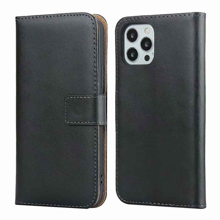 Custodia a libro orizzontale in pelle di vacchetta tinta unita con chiusura magnetica, supporto, slot per carte e portafoglio, For iPhone 12 Pro Max, For iPhone 12 / 12 Pro