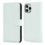 Custodia a libro orizzontale in pelle di vacchetta tinta unita con chiusura magnetica, supporto, slot per carte e portafoglio, For iPhone 12 Pro Max, For iPhone 12 / 12 Pro