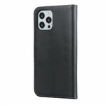 Custodia a libro orizzontale in pelle di vacchetta tinta unita con chiusura magnetica, supporto, slot per carte e portafoglio, For iPhone 12 Mini, For Samsung Galaxy S20 FE