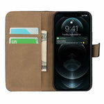 Custodia a libro orizzontale in pelle di vacchetta tinta unita con chiusura magnetica, supporto, slot per carte e portafoglio, For iPhone 12 Mini, For Samsung Galaxy S20 FE