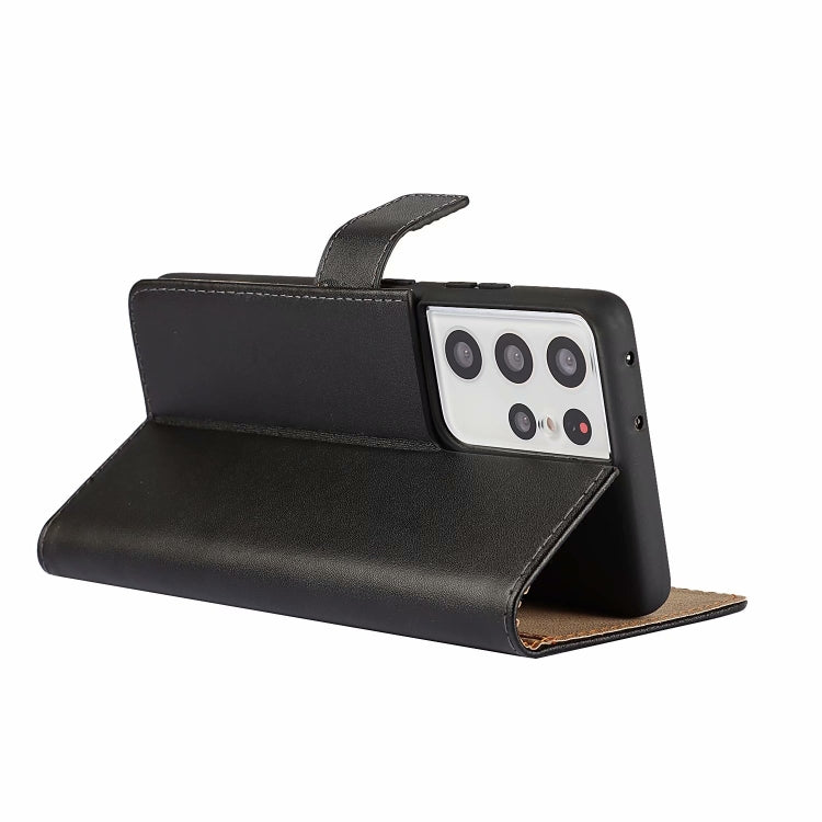 Custodia a libro orizzontale in pelle di vacchetta tinta unita con chiusura magnetica, supporto, slot per carte e portafoglio, For Samsung Galaxy S21 Ultra 5G, For Samsung Galaxy S21 Plus 5G, For Samsung Galaxy S21 5G, For Samsung Galaxy A52 5G        ...