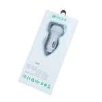 YSY-349 QC3.0 Caricabatteria da auto con doppia porta USB + cavo dati da USB a micro USB da 1 m 3 A, with Micro USB Cable
