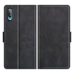 Per Samsung Galaxy A02 / M02 Custodia in pelle a vibrazione orizzontale con fibbia magnetica a doppio lato con supporto e slot per schede e portafoglio