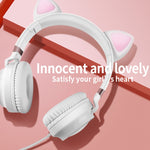 Cuffie cablate Cat Ear P28 con microfono 3.5 mm