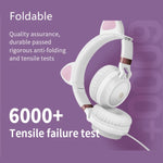 Cuffie cablate Cat Ear P28 con microfono 3.5 mm