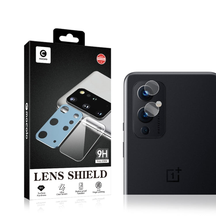 2 PZ mocolo 0.15mm 9H 2.5D Bordo Tondo Obiettivo Fotocamera Posteriore Pellicola In Vetro Temperato, For OnePlus 9, For OnePlus 9 Pro