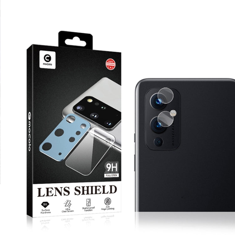 2 PZ mocolo 0.15mm 9H 2.5D Bordo Tondo Obiettivo Fotocamera Posteriore Pellicola In Vetro Temperato, For OnePlus 9, For OnePlus 9 Pro