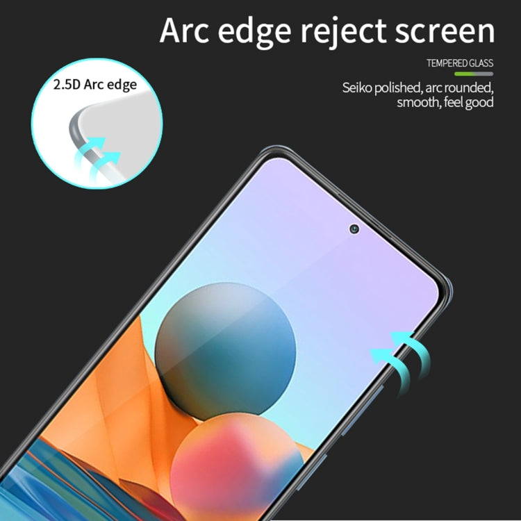 Pellicola in vetro temperato a schermo intero PINWUYO 9H 2.5D, For Xiaomi Redmi Note 10 Pro, For Samsung Galaxy A02s (US), For OPPO Find X3 Lite