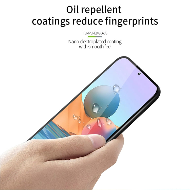 Pellicola in vetro temperato a schermo intero PINWUYO 9H 2.5D, For Xiaomi Redmi Note 10 Pro, For Samsung Galaxy A02s (US), For OPPO Find X3 Lite
