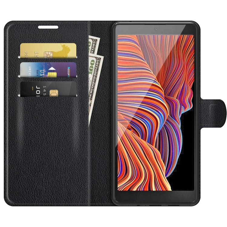 Per Samsung Galaxy Xcover 5 / Xcover 5S Litchi Texture Custodia protettiva a vibrazione orizzontale con supporto e slot per schede e portafoglio, For Galaxy Xcover 5