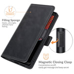 Per Samsung Galaxy Xcover 5 / Xcover 5S Custodia in pelle a vibrazione orizzontale con fibbia magnetica a doppio lato con supporto e slot per schede e portafoglio, For Galaxy Xcover 5