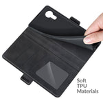 Per Samsung Galaxy Xcover 5 / Xcover 5S Custodia in pelle a vibrazione orizzontale con fibbia magnetica a doppio lato con supporto e slot per schede e portafoglio, For Galaxy Xcover 5