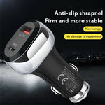 YSY-312PD PD 20W USB-C / Type-C + QC3.0 Interfaccia USB 18W 38W Caricatore per auto ad alta potenza, PD 20W