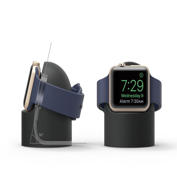 Staffa in silicone a base rotonda per Apple Watch