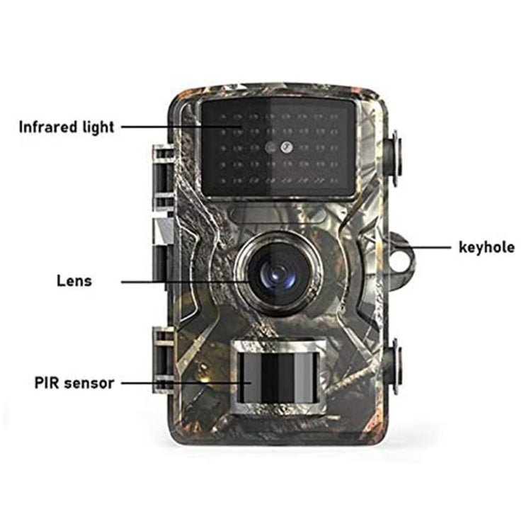 DL001 Fotocamera da caccia 12MP 1080P 26 LED 940nm Visione notturna, DL001