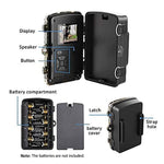 DL001 Fotocamera da caccia 12MP 1080P 26 LED 940nm Visione notturna, DL001