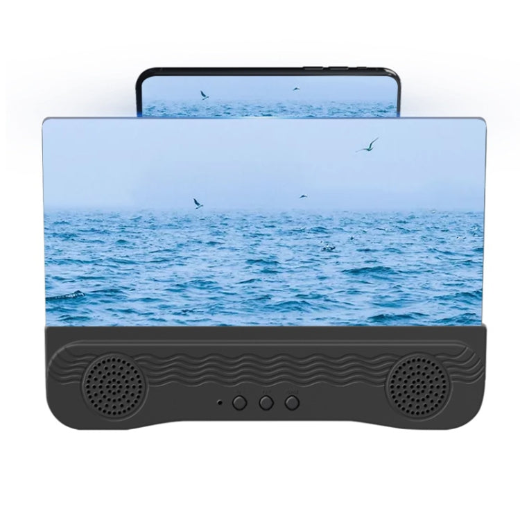 Lente d'ingrandimento dello schermo del telefono cellulare K8 Bluetooth 5.0 Ingranditore 3D Staffa d'ingrandimento da 12 pollici Supporto da tavolo per telefono