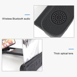 Lente d'ingrandimento dello schermo del telefono cellulare K8 Bluetooth 5.0 Ingranditore 3D Staffa d'ingrandimento da 12 pollici Supporto da tavolo per telefono