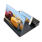 Lente d'ingrandimento dello schermo del telefono 3D Schermo HD Smartphone Lente d'ingrandimento video per film Portatile Espansore per schermo ingrandito pieghevole Supporto da scrivania, 12 inch