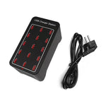 XLD-A7 100W 15 porte USB Stazione di ricarica rapida Caricabatterie intelligente, CA 100-240 V, 100W 15 USB Ports EU Plug, 100W 15 USB Ports US Plug, 100W 15 USB Ports AU Plug, 100W 15 USB Ports UK Plug