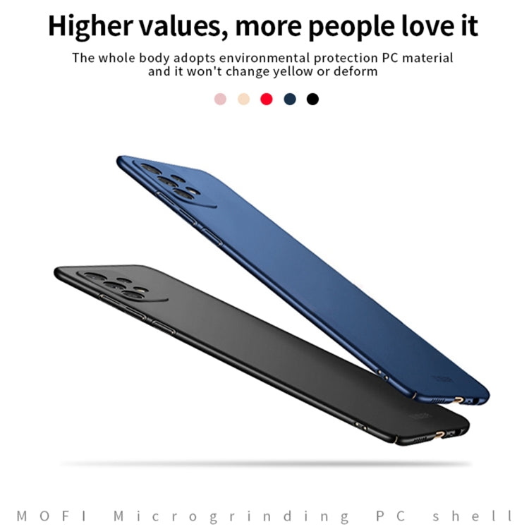 Custodia rigida ultrasottile MOFI Frosted PC, For Samsung Galaxy A52, For Samsung Galaxy A72