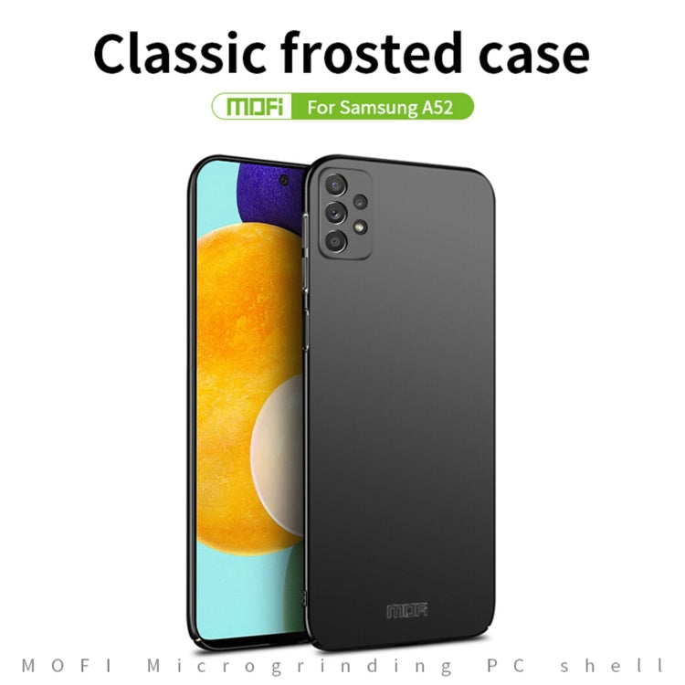 Custodia rigida ultrasottile MOFI Frosted PC, For Samsung Galaxy A52, For Samsung Galaxy A72