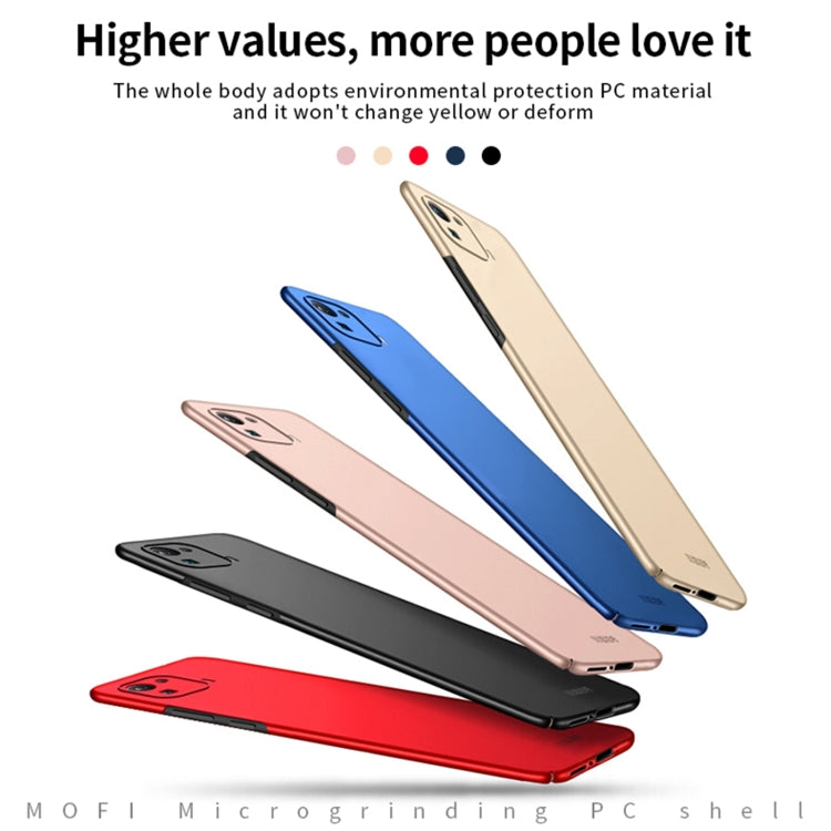 Custodia rigida ultrasottile MOFI Frosted PC, For Xiaomi Mi 10S, For Xiaomi Mi 11 Pro, For Xiaomi Mi 11 Ultra, For Xiaomi Mi 10 Ultra