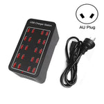 Caricatore intelligente per stazione di ricarica rapida da 100 W 20 porte USB, CA 100-240 V, 100W 20 USB Ports EU Plug, 100W 20 USB Ports US Plug, 100W 20 USB Ports AU Plug, 100W 20 USB Ports UK Plug
