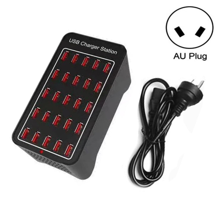 Caricatore intelligente per stazione di ricarica rapida da 150 W 25 porte USB, CA 110-240 V, 150W 25 USB Ports EU Plug, 150W 25 USB Ports US Plug, 150W 25 USB Ports AU Plug, 150W 25 USB Ports UK Plug