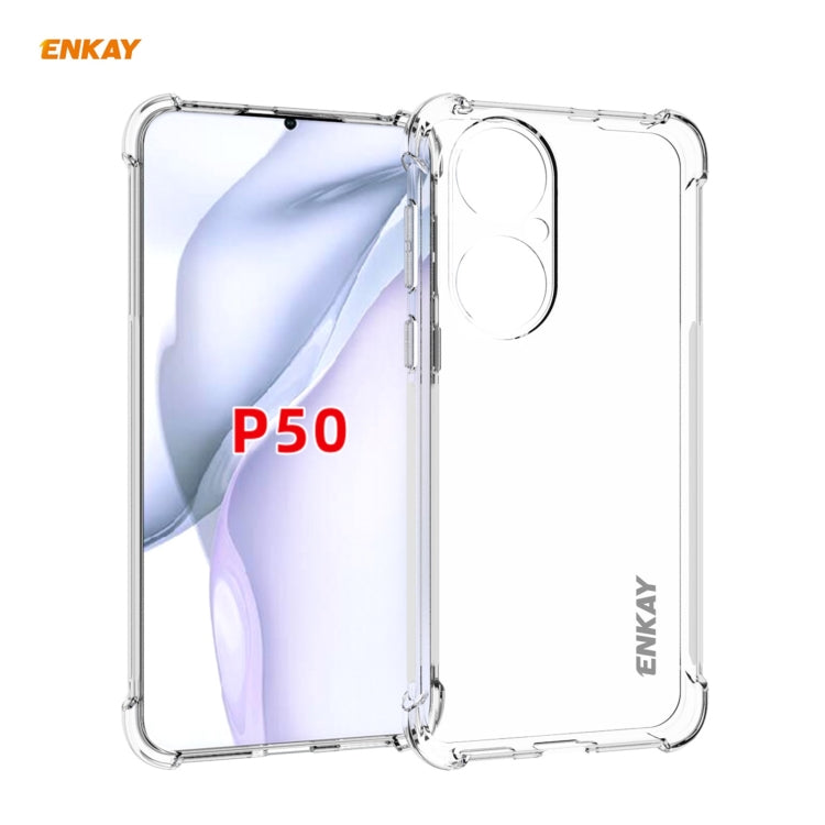 Hat-Prince ENKAY Custodia antiurto con copertura morbida antiscivolo in TPU trasparente, For Huawei P50, For Samsung Galaxy M62, For Huawei P50 Pro, For Samsung Galaxy Xcover 5, For Xiaomi Mi 10s, For Xiaomi Mi 11 Ultra, For Redmi K40 / K40 Pro / K40 P...