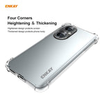 Hat-Prince ENKAY Custodia antiurto con copertura morbida antiscivolo in TPU trasparente, For Huawei P50, For Samsung Galaxy M62, For Huawei P50 Pro, For Samsung Galaxy Xcover 5, For Xiaomi Mi 10s, For Xiaomi Mi 11 Ultra, For Redmi K40 / K40 Pro / K40 P...